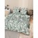 Bed linen duet "Green jungle", size 220x240 cm, 145x215 cm - 2 pcs, 70x70 cm - 2 pcs