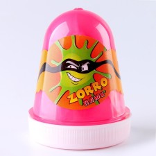 Слайм Плюх ZORRO, перламутровый, капсула 130 гр., розовый