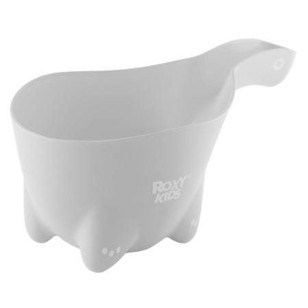 Plastic bucket for bathing Dino Scoop, 800 ml., Gray color