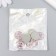 Decor for creativity Plastic "Bow in the Circle" Lilac, gold 0.3x1.8x1.8 cm