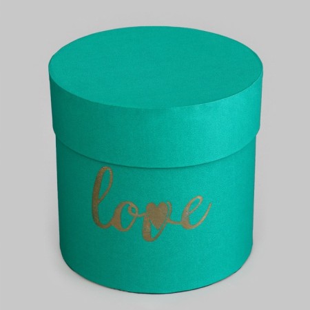 Set of hats 3 in 1 "love" green, 16 x 15.5 - 11 x 10.5 cm-2
