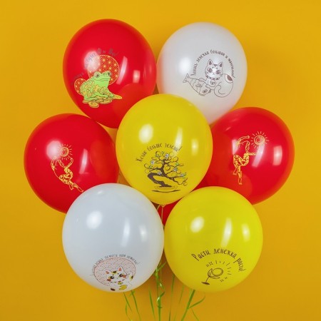 Shar Latex 12 "Cash Gift", 2 tbsp., Set 25 pcs., Mix-1