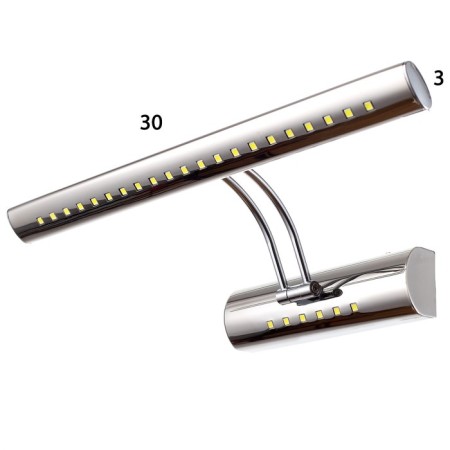 Light-light “Lago” LED 5W 6000k chrome 40x15x6 cm-4