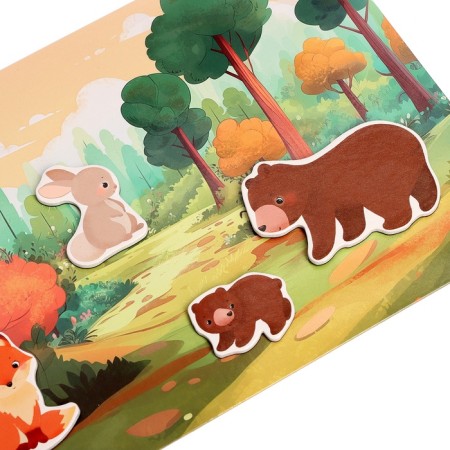 Magnetic set "Mom and kids"-8