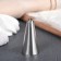 Confectionery nozzle "Closed star", D = 3 cm, exit 0.2 cm, stainless steel
