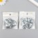 Decor (cabochon) for creativity glass "Anchor" mix d = 2.5 cm