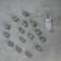 Garland “thread” 1.6 m with nozzles “balls with silver confetti”, IP20, silver thread, 15 LED, white glow, AAX2