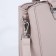 Lightning tout bag, outer pocket, long belt, light-beige color
