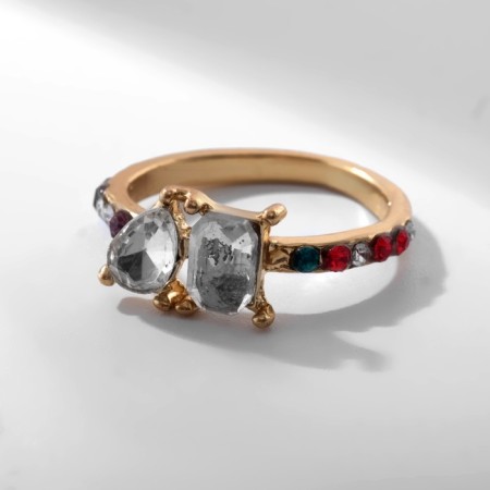 Rain Rainbow ring, color in gold, size 16-5