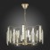 Suspended EVOLUCE lamp. Sle103403-05. Giano. 5x40 watts, E14, 56x56x28 cm, champagne color