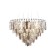 Crystal chandelier with Ambrella Light, Traditional, Tr5257, E27, Color Chrome