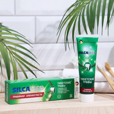 Silcamed toothpaste, Tibetan herbs, 130 g