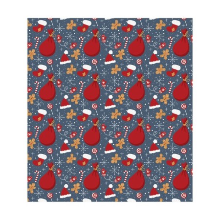 A set of napkins for setting the table “Gift bag”, rectangular, size 32x46 cm, 4 pcs-1
