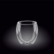 A glass with double walls Wilmax England, 250 ml
