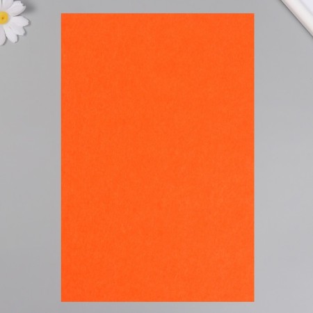 Father hard 1 mm "carrot-orange" set of 10 sheets format A4-3