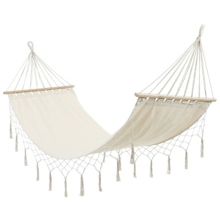 Hammock Maclay, 200x80 cm, tarpaulin, beige color-4