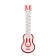 Luazon thermometer "guitar", street, alcohol