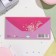 Money envelope "Universal" raspberry roses, 17x8 cm