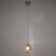 Lamp "Crystal" G4 20W chrome 12x12x12-112 cm
