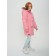 Winter park for a girl, height 116 cm, pink color