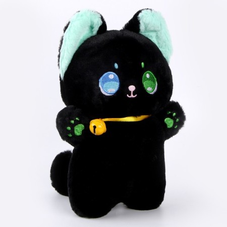 Soft toy "cat", 23 cm, black color-3