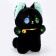 Soft toy "cat", 23 cm, black color