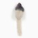Fluffy mouse "pearl", 6 cm, gray/white