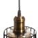 Lamp "Rick" 1x40W E27 bronze/black 14x14x25 (125) cm