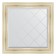 Mirror with engraving in the baguette frame, poisoned silver 99 mm, 89x89 cm