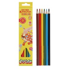 Pencils of 6 flowers 