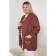 Women's tunic, size 62, brown color