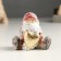 Polystone souvenir "Santa Claus in a long red cap, with heart" MIX 7x5x8 cm