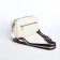 Bag Cross-Bodi with a zipper, white color