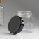 Bank for candles glass with a hexagon lid is a transparent 180 ml 6.5x6.5x8.5 cm