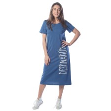 Women's dress, size 46, indigo color