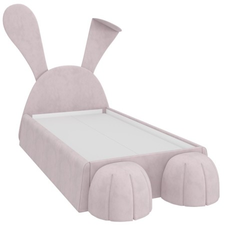 A set of ottomans "Alice", 2 pcs, pink color-1