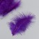 A set of decorative feathers "needlework", 20 pcs (purple), pen length 13-16 cm