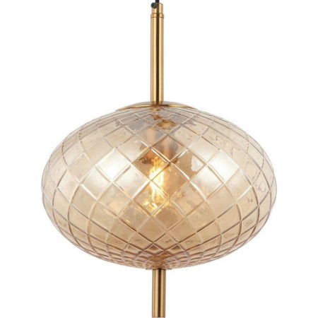 Suspension lamp SPHERE 1XE27 40W, size 27x27x3.5-150 cm, bronze color-1