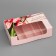 Box for 5 eclairs, confectionery packaging "happy moments", 25.2 x 15 x 6.6 cm