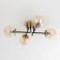 Ceiling chandelier Citilux "Pamela" CL144145, 4x40W, E14, colorful color