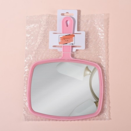 Mirror with a handle, a mirror surface 12 × 15 cm, color mix-5