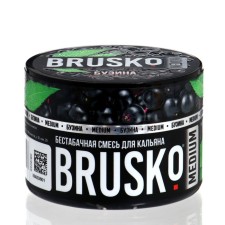 Бестабачная никотиновая смесь для кальяна  Brusko "Бузина", 50 г, medium