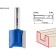 Frases groove bison 28753-24-25, straight, shank d = 8 mm, 24 x 25 mm