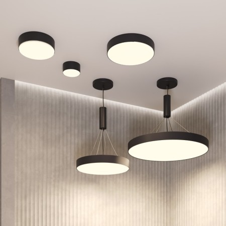 Technical C032CL-36W4K-RD-B Zon, 300x300x60 mm, LED, 36W, 2200LM, 4000K, black color black-1