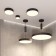 Technical C032CL-36W4K-RD-B Zon, 300x300x60 mm, LED, 36W, 2200LM, 4000K, black color black