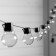 Garland “thread” 2.7 m with nozzles “balls”, IP44, dark thread, 10 LED, glow of multi, 8 modes, solar battery