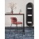 Bar stool Eirill, 560 × 475 × 990 mm, velor, brick color