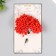 Flowers for decorating "cloud" red 1 bouquet = 12 colors 8 cm