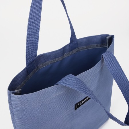 Set of a youth backpack from textiles, chopper, pencil case, bag, blue color-7