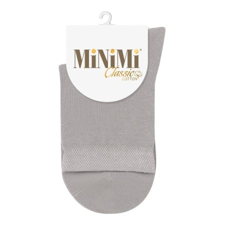 Women's socks mini cotone, size 39-41, color Grigio Chiaro